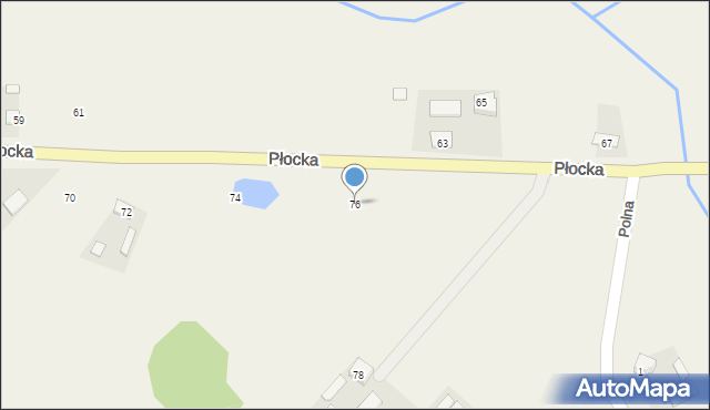 Szpetal Górny, Płocka, 76, mapa Szpetal Górny