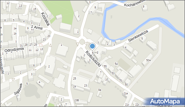 Szprotawa, Plac Komuny Paryskiej, 3, mapa Szprotawa