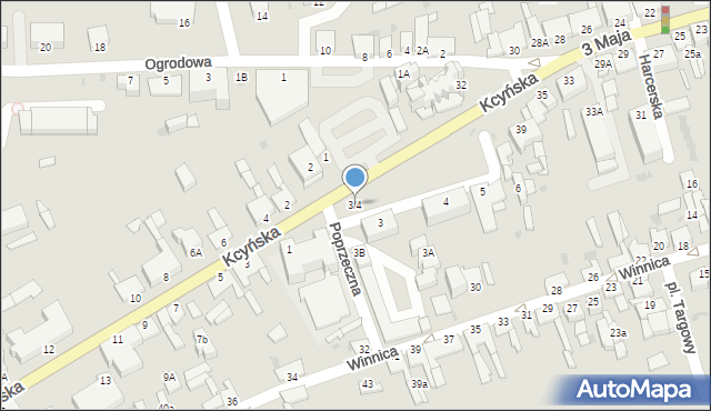 Szubin, Plac Wolności, 3/4, mapa Szubin