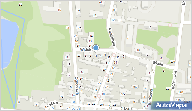 Szydłowiec, Plac Konopnickiej Marii, 3, mapa Szydłowiec