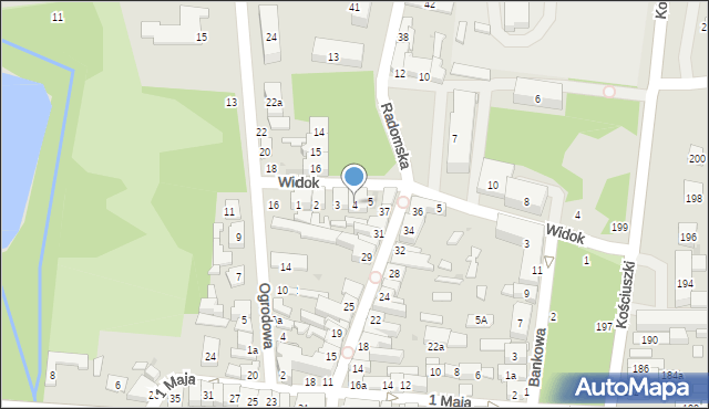 Szydłowiec, Plac Konopnickiej Marii, 4, mapa Szydłowiec