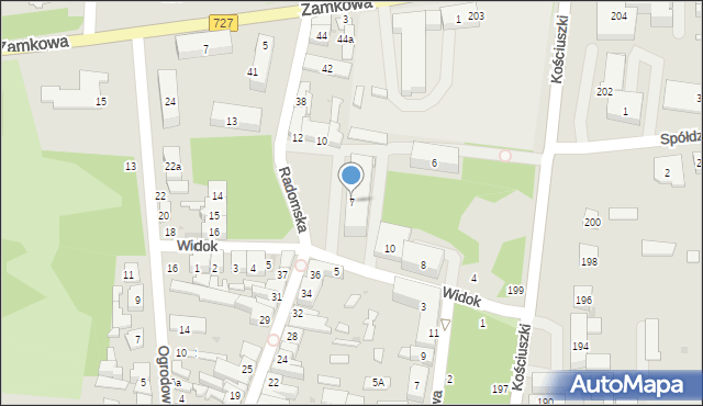 Szydłowiec, Plac Konopnickiej Marii, 7, mapa Szydłowiec