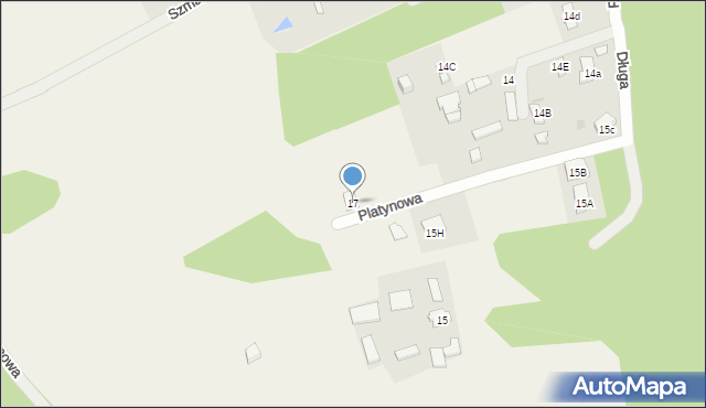Tabor, Platynowa, 12, mapa Tabor
