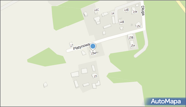 Tabor, Platynowa, 9, mapa Tabor