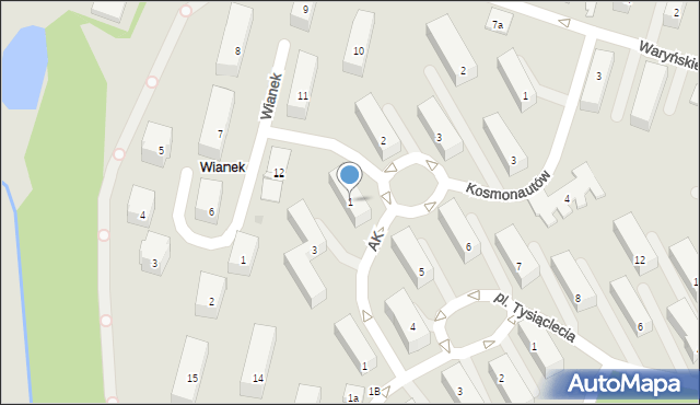 Tarnobrzeg, Plac Narutowicza Gabriela, 1, mapa Tarnobrzegu