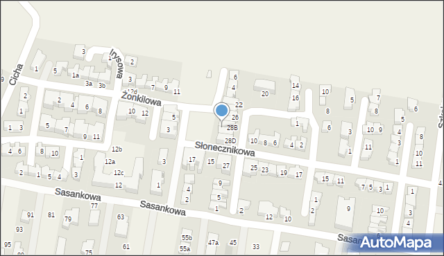 Tarnowo Podgórne, Plac Margaretek, 13B, mapa Tarnowo Podgórne