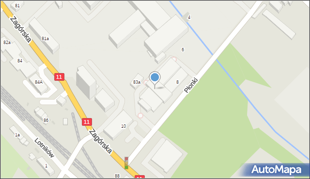 Tarnowskie Góry, Płonki Edwarda, ks. prał., 8, mapa Tarnowskie Góry