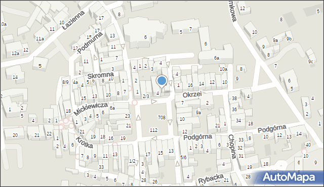 Tczew, Plac Hallera Józefa, gen., 5, mapa Tczew