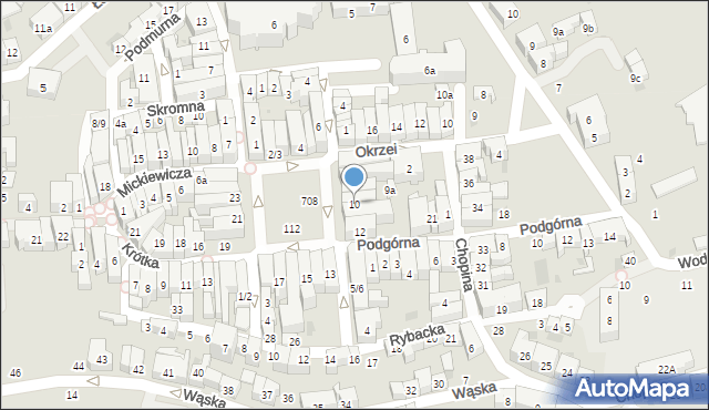 Tczew, Plac Hallera Józefa, gen., 10, mapa Tczew