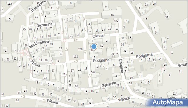 Tczew, Plac Hallera Józefa, gen., 11, mapa Tczew