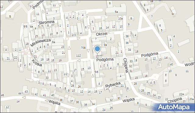 Tczew, Plac Hallera Józefa, gen., 12, mapa Tczew