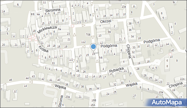 Tczew, Plac Hallera Józefa, gen., 13, mapa Tczew