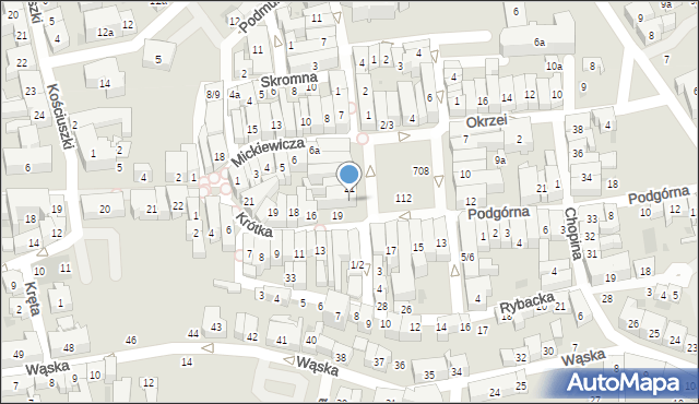 Tczew, Plac Hallera Józefa, gen., 20, mapa Tczew