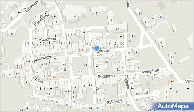 Tczew, Plac Hallera Józefa, gen., 7, mapa Tczew