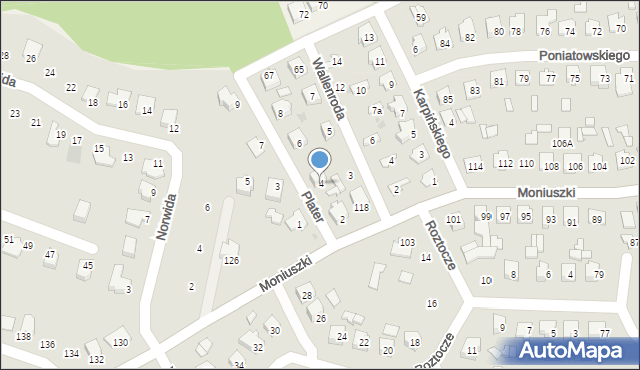 Tomaszów Lubelski, Plater Emilii, 4, mapa Tomaszów Lubelski