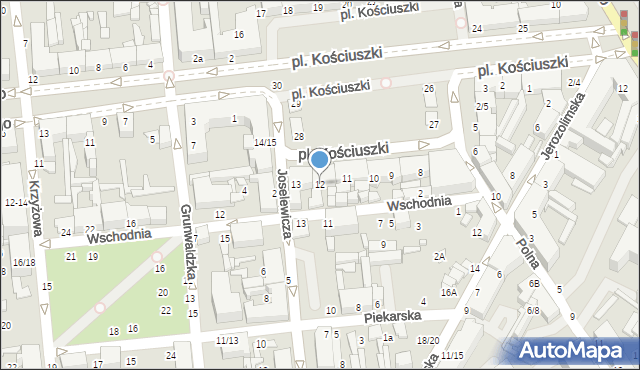 Tomaszów Mazowiecki, Plac Kościuszki Tadeusza, gen., 12, mapa Tomaszów Mazowiecki