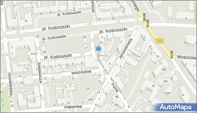 Tomaszów Mazowiecki, Plac Kościuszki Tadeusza, gen., 6, mapa Tomaszów Mazowiecki