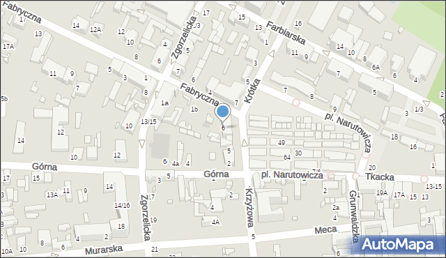 Tomaszów Mazowiecki, Plac Narutowicza Gabriela, 6, mapa Tomaszów Mazowiecki