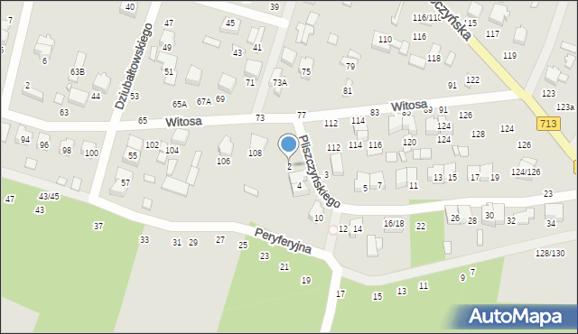 Tomaszów Mazowiecki, Pliszczyńskiego Piotra, 2, mapa Tomaszów Mazowiecki
