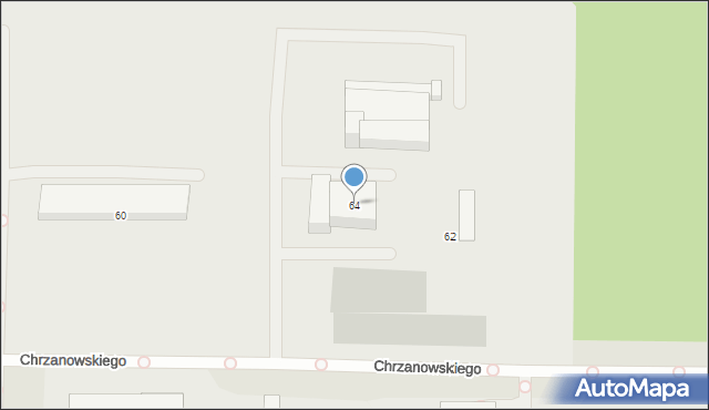 Toruń, Płaska, 64, mapa Torunia