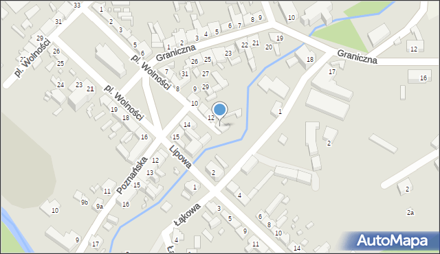 Trzciel, Plac Wolności, 13, mapa Trzciel
