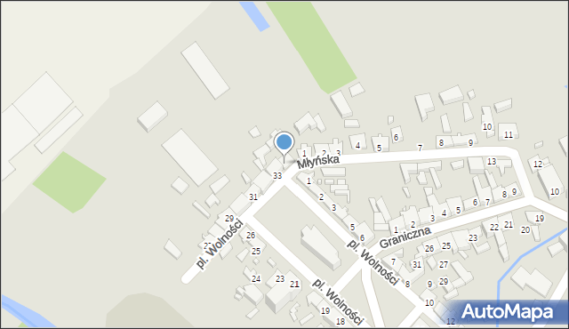Trzciel, Plac Wolności, 34, mapa Trzciel