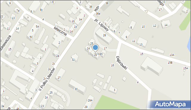 Trzebiatów, Plac Lipowy, 22, mapa Trzebiatów