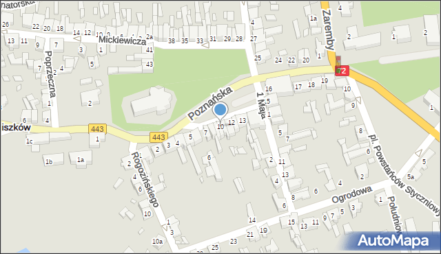 Tuliszków, Plac Wolności, 10, mapa Tuliszków