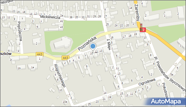 Tuliszków, Plac Wolności, 10a, mapa Tuliszków