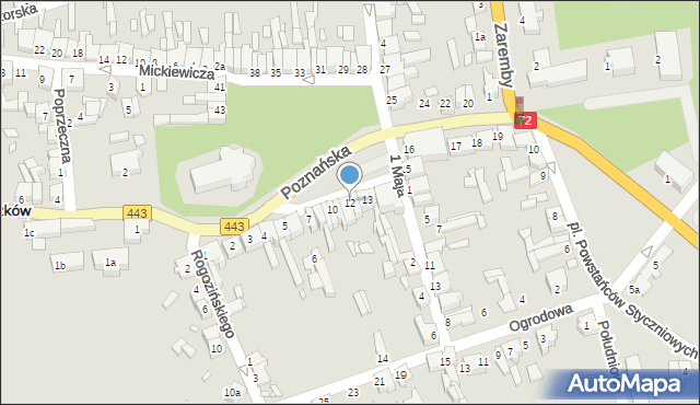 Tuliszków, Plac Wolności, 12, mapa Tuliszków