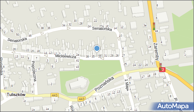 Tuliszków, Plac Wolności, 34, mapa Tuliszków