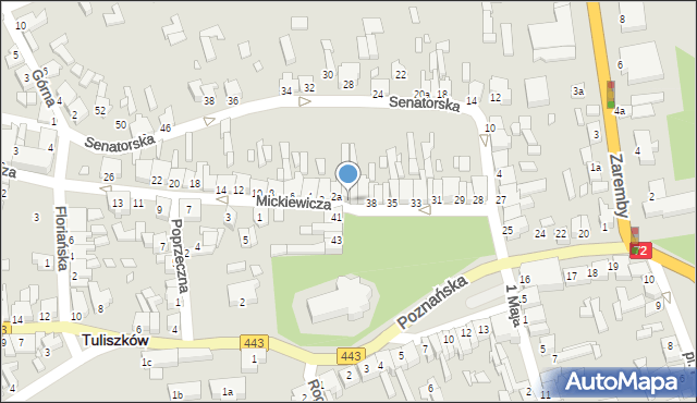 Tuliszków, Plac Wolności, 40, mapa Tuliszków