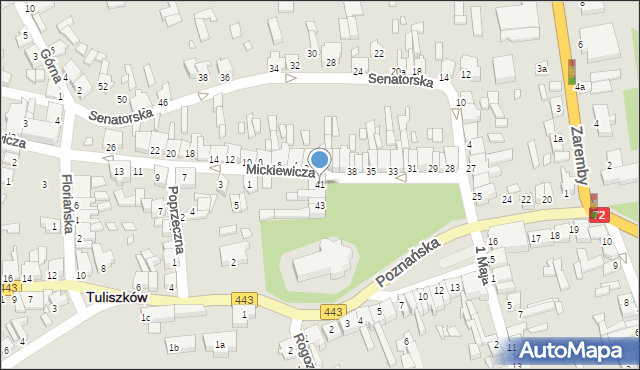 Tuliszków, Plac Wolności, 41, mapa Tuliszków