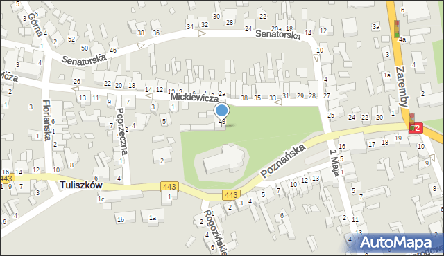 Tuliszków, Plac Wolności, 44, mapa Tuliszków