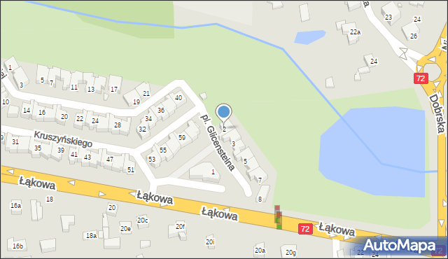 Turek, Plac Glicensteina Henryka, 2, mapa Turka