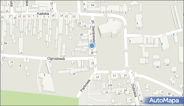 Turek, Plac Sienkiewicza Henryka, 16, mapa Turka