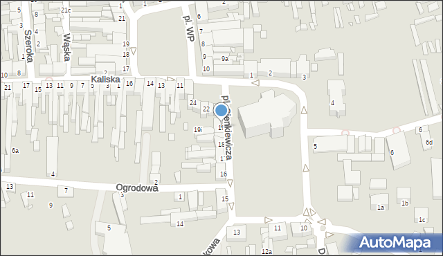 Turek, Plac Sienkiewicza Henryka, 19, mapa Turka