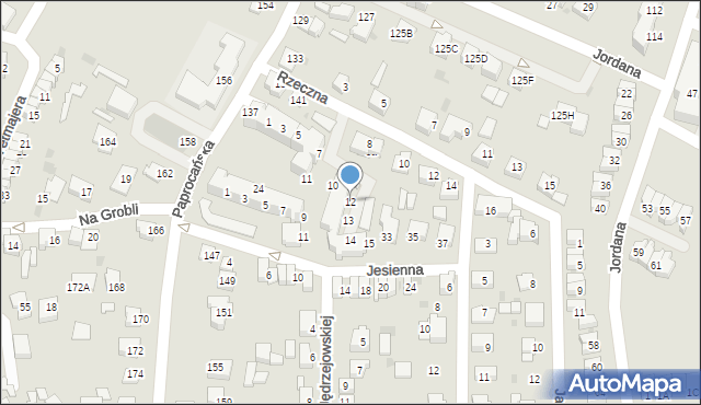 Tychy, Plac Nowary Filipa, 12, mapa Tychów