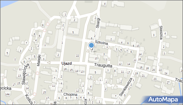 Ujazd, Plac 1 Maja, 9, mapa Ujazd