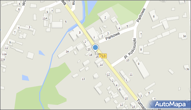 Ujazd, Plac Kościuszki Tadeusza, gen., 17, mapa Ujazd