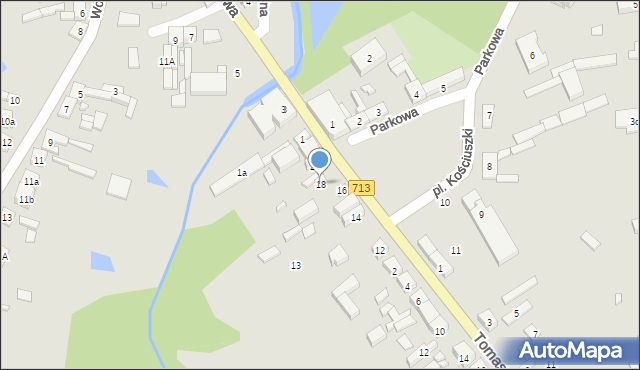 Ujazd, Plac Kościuszki Tadeusza, gen., 18, mapa Ujazd