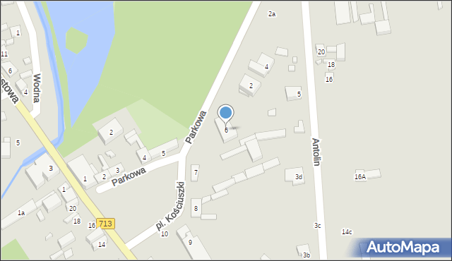 Ujazd, Plac Kościuszki Tadeusza, gen., 6, mapa Ujazd