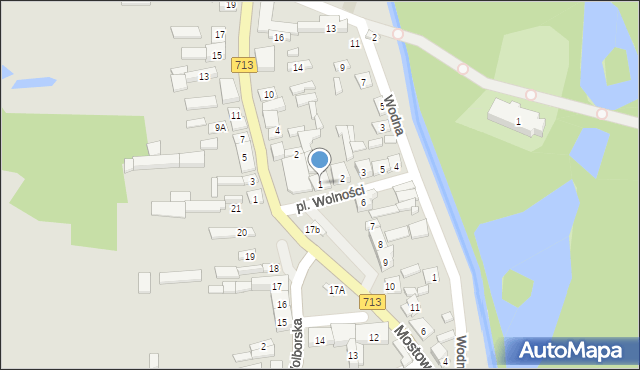 Ujazd, Plac Wolności, 1, mapa Ujazd