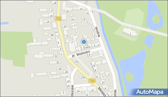 Ujazd, Plac Wolności, 2, mapa Ujazd