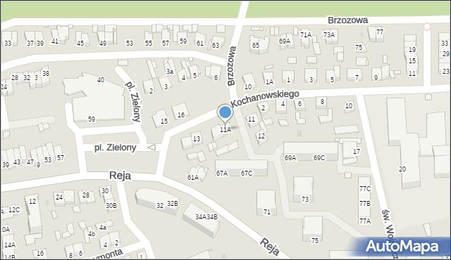 Wągrowiec, Plac Zielony, 11A, mapa Wągrowiec