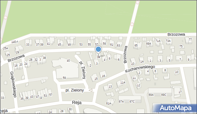 Wągrowiec, Plac Zielony, 3a, mapa Wągrowiec