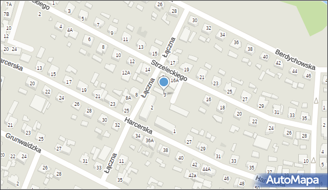 Wągrowiec, Plac Zwycięstwa, 3, mapa Wągrowiec