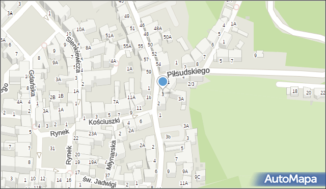 Wałbrzych, Plac Tuwima Juliana, 3, mapa Wałbrzycha