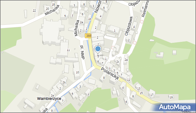 Wambierzyce, Plac Najświętszej Marii Panny, 5, mapa Wambierzyce