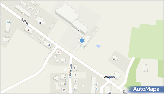 Wapno, Plac Mickiewicza Adama, 1, mapa Wapno